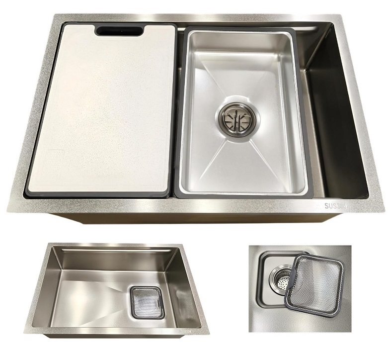 Stainless Steel Workstation Kitchen Sink KS-6845NHC SS
